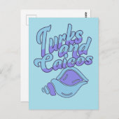 Turks und Caicos Conch Postkarte (Vorne/Hinten)