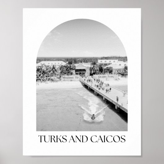 Turks- und Caicos-Foto Poster (Vorne)