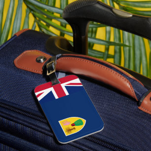 Turks und Caicos Gepäckanhänger