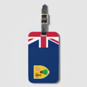 Turks und Caicos Gepäckanhänger (Vorderseite Vertikal)