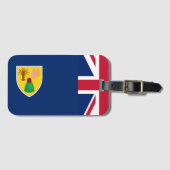 Turks und Caicos Gepäckanhänger (Vorderseite (Horizontal))