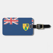 Turks und Caicos Gepäckanhänger (Vorderseite horizontal)