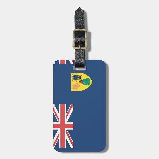 Turks und Caicos Gepäckanhänger (Vorderseite vertikal)