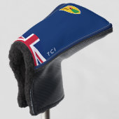 Turks und Caicos Golf Headcover (3/4 Vorderseite)