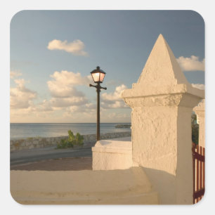 Turks und Caicos, Grand Turk Island, Cockburn Quadratischer Aufkleber