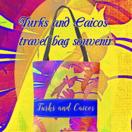 Turks und Caicos Inseln Tropical Beach Vacation Tasche