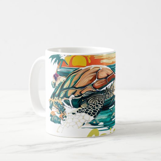 Turks und Caicos Kaffeetasse (Vorderseite Links)