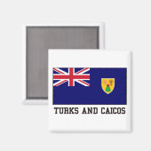 Turks und Caicos Magnet (Vorderseite/Rückseite)