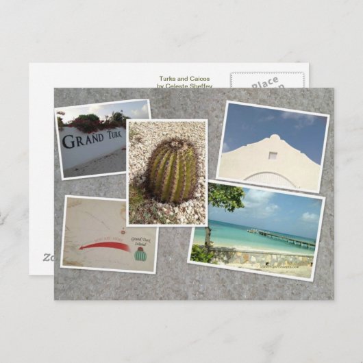 Turks und Caicos Postkarte (Vorne/Hinten)