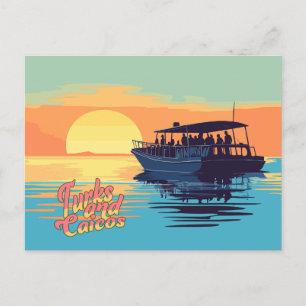 Turks und Caicos Postkarte