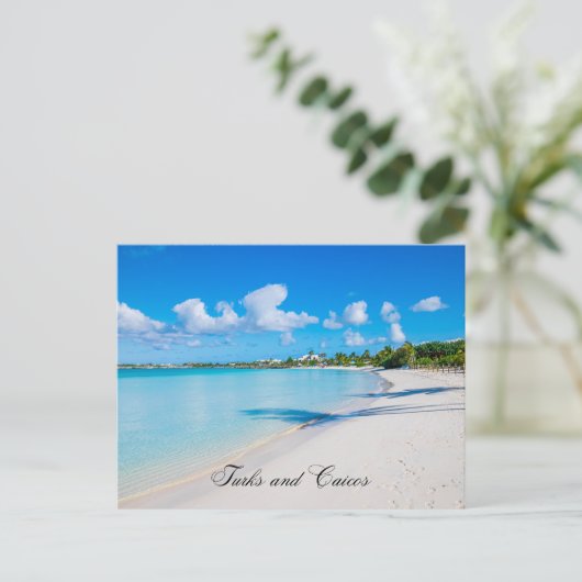 Turks und Caicos Postkarte (Stehend Vorderseite)