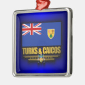 Turks- und Caicos-Preis Ornament Aus Metall (Links)