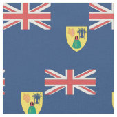 Turks und Caicos Stoff (Nahaufnahme)