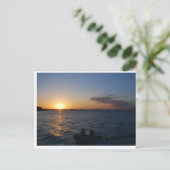Turks und Caicos Sunset Postkarte (Stehend Vorderseite)