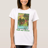 Turks und Caicos tropisches Paradies T-Shirt (Vorderseite)