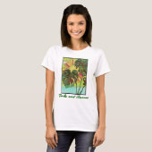 Turks und Caicos tropisches Paradies T-Shirt (Vorne ganz)