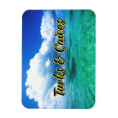 Turks- und Caicosesky Magnet (Vertikal)