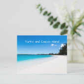 Turks- und Caicosinsel Postkarte (Stehend Vorderseite)