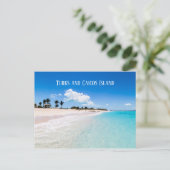 Turks- und Caicosinsel Postkarte (Stehend Vorderseite)
