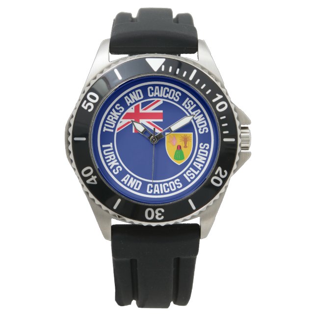 Turks- und Caicosinseln Armbanduhr (Vorderseite)