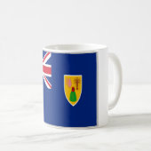 Turks- und Caicosinseln - Flagge - Kaffeetasse (VorderseiteRechts)