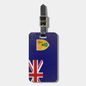 Turks- und Caicosinseln Gepäckanhänger (Vorderseite vertikal)