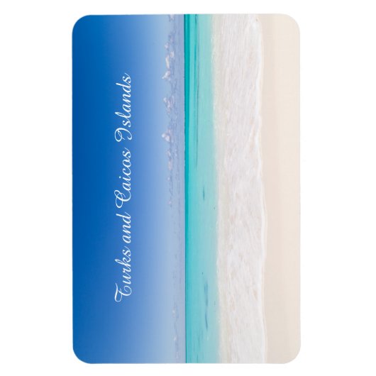 Turks- und Caicosinseln Magnet (Vertikal)