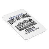 Turks- und Caicosinseln Magnet (Rechte Seite)