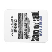 Turks- und Caicosinseln Magnet (Horizontal)