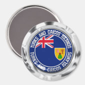 Turks- und Caicosinseln Magnet (Vorderseite/Rückseite)