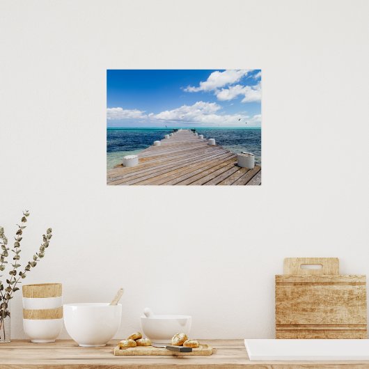 Turks- und Caicosinseln Poster (Küche)