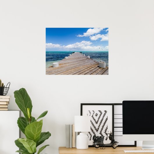 Turks- und Caicosinseln Poster (Heimbüro)