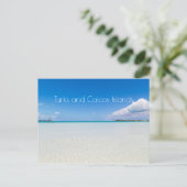 Turks- und Caicosinseln Postkarte (Stehend Vorderseite)
