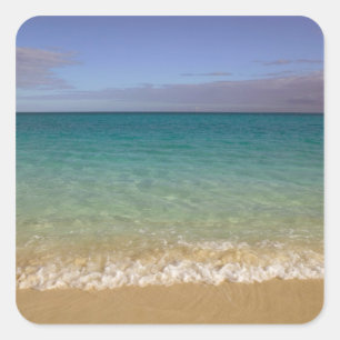 Turks- und Caicosinseln, Providenciales-Insel, Gra Quadratischer Aufkleber