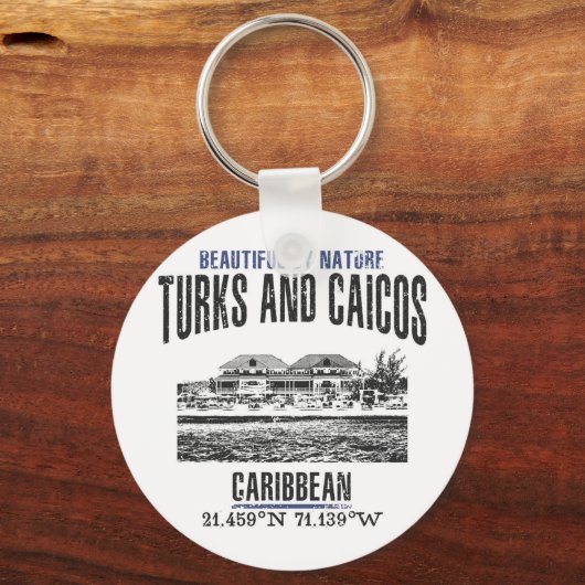 Turks- und Caicosinseln Schlüsselanhänger (Vorderseite)