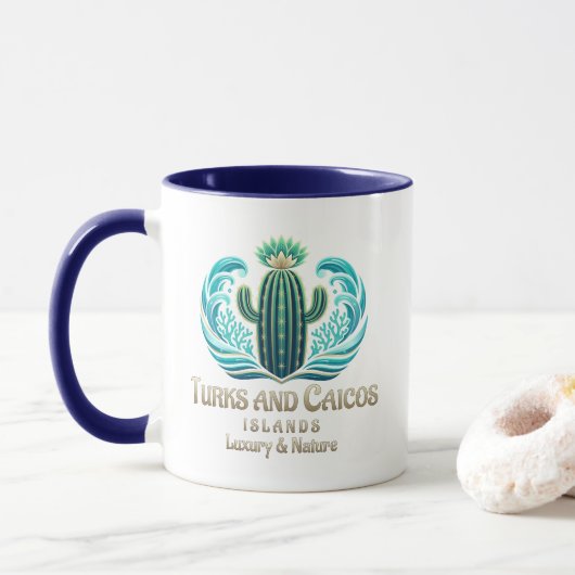 Turks- und Caicosinseln Tasse (Mit Donut)