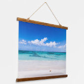 Turks- und Caicosinseln Wandteppich Mit Holzrahmen (Gewinkelt)