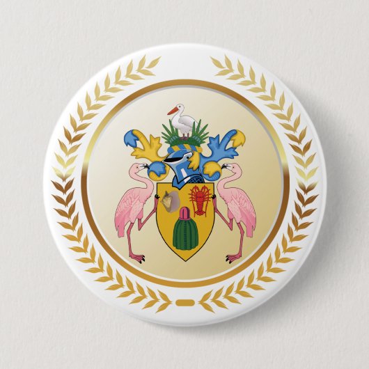 Turks- und Kaicosbekleidung für Waffen Button (Vorderseite)