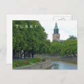 Turku Aura Flussansicht Postkarte (Vorne/Hinten)
