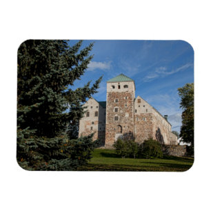 Turku, Finnland, alte Turun Linna Burg, eine Magnet
