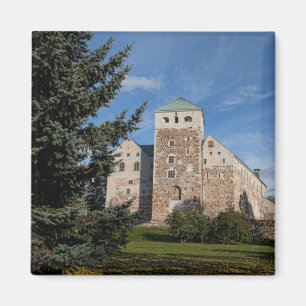 Turku, Finnland, antikes Schloss Turun Linna, ein Magnet