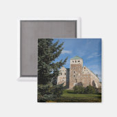 Turku, Finnland, antikes Turun-Linna-Schloss, a Magnet (Vorderseite/Rückseite)