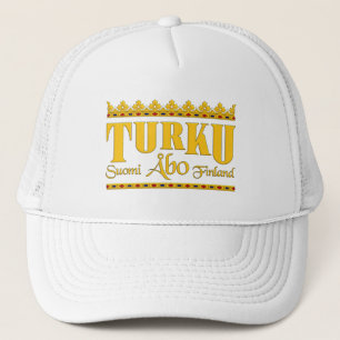 Turku Finnland hat Truckerkappe