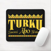 Turku Finnland Mousepad (Mit Mouse)