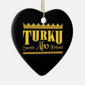 Turku Finnland-Ornament Keramikornament (Rechts)