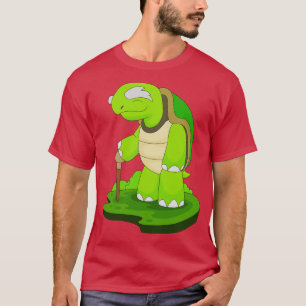Turle Pensioner Walking stick T-Shirt