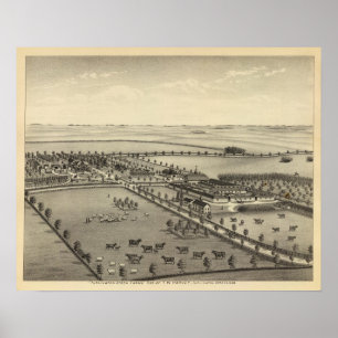 Turlington Bauernhöfe, Nebraska Poster