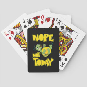 Turlte Lover Schildkröte heute nicht Spielkarten