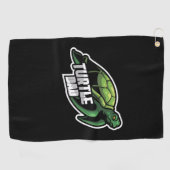 Turlte Lover | Turtle-Vater Golfhandtuch (Horizontal)