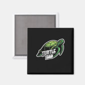Turlte Lover | Turtle-Vater Magnet (Vorderseite/Rückseite)